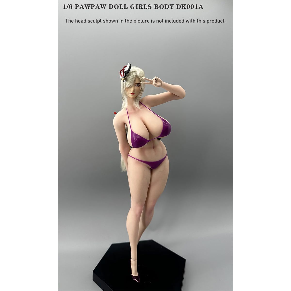 Amazon | HiPlay PAWPAW DOLL 1/6 シームレス 素体 女性 DK001A ピンク